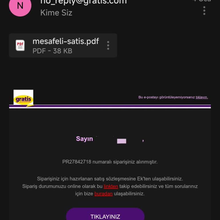 Ümraniye Alemdağ Mağazadan Teslim Sipariş Gecikmesi Ve Bilgi Eksikliği