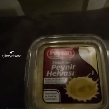 Peysan Peynir Tatlısı Küflenmiş!