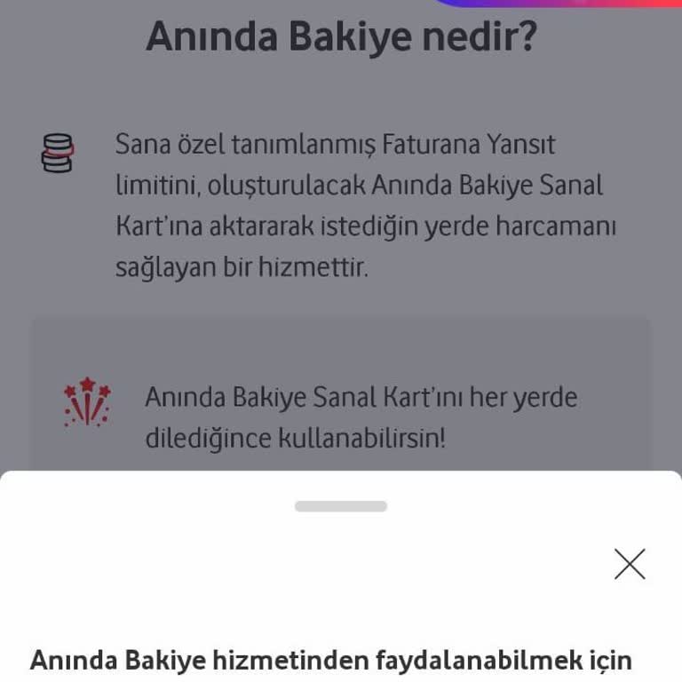 Vodafone QR Ödeme Limitinin 0 Gösterilmesi Ve Kampanyalardan Yararlanamama