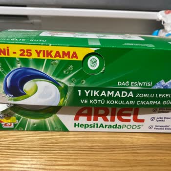 Ariel Pods Leke Çıkarıcı Kapsülünde Çay Lekeleri Çıkmadı