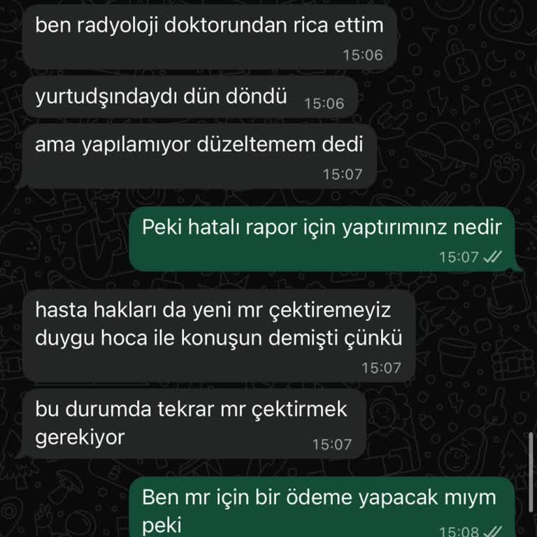 Yanlış MR Raporu Ameliyat Onayını Engelledi Ve Hastane Ekstra Ücret İstedi