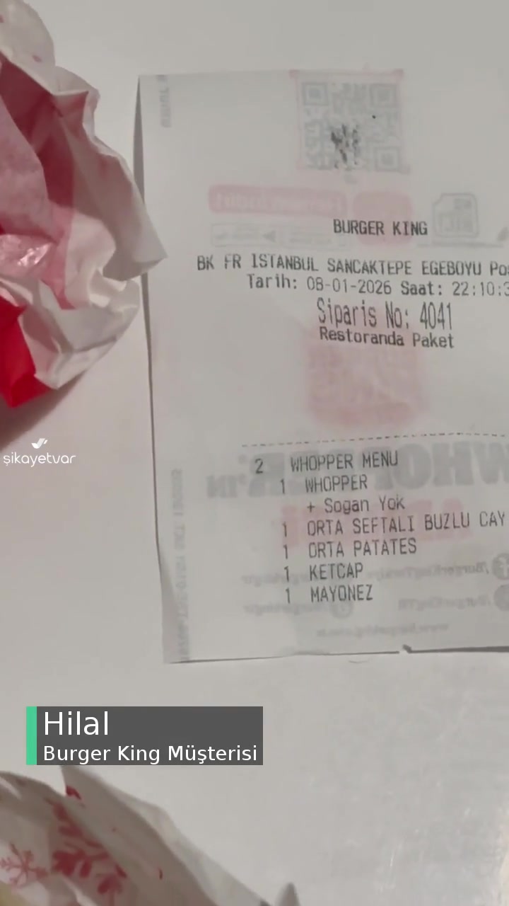 Burger King Bayat Hamburger Satışı videonun kapak resmi