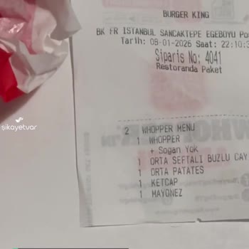 Burger King Bayat Hamburger Satışı
