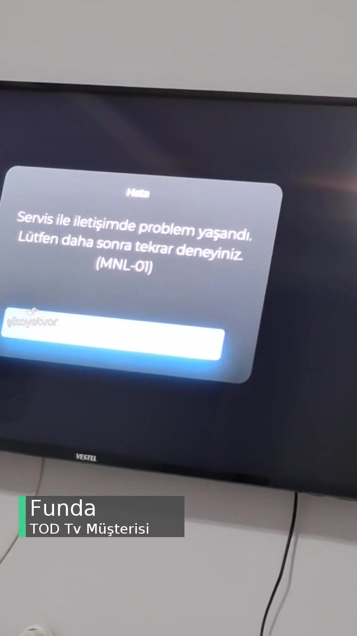 Tod TV Hata Veriyor videonun kapak resmi