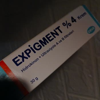Expigment Kremi Yan Etki Sonucu Yüzümde Morumsu Lekeler