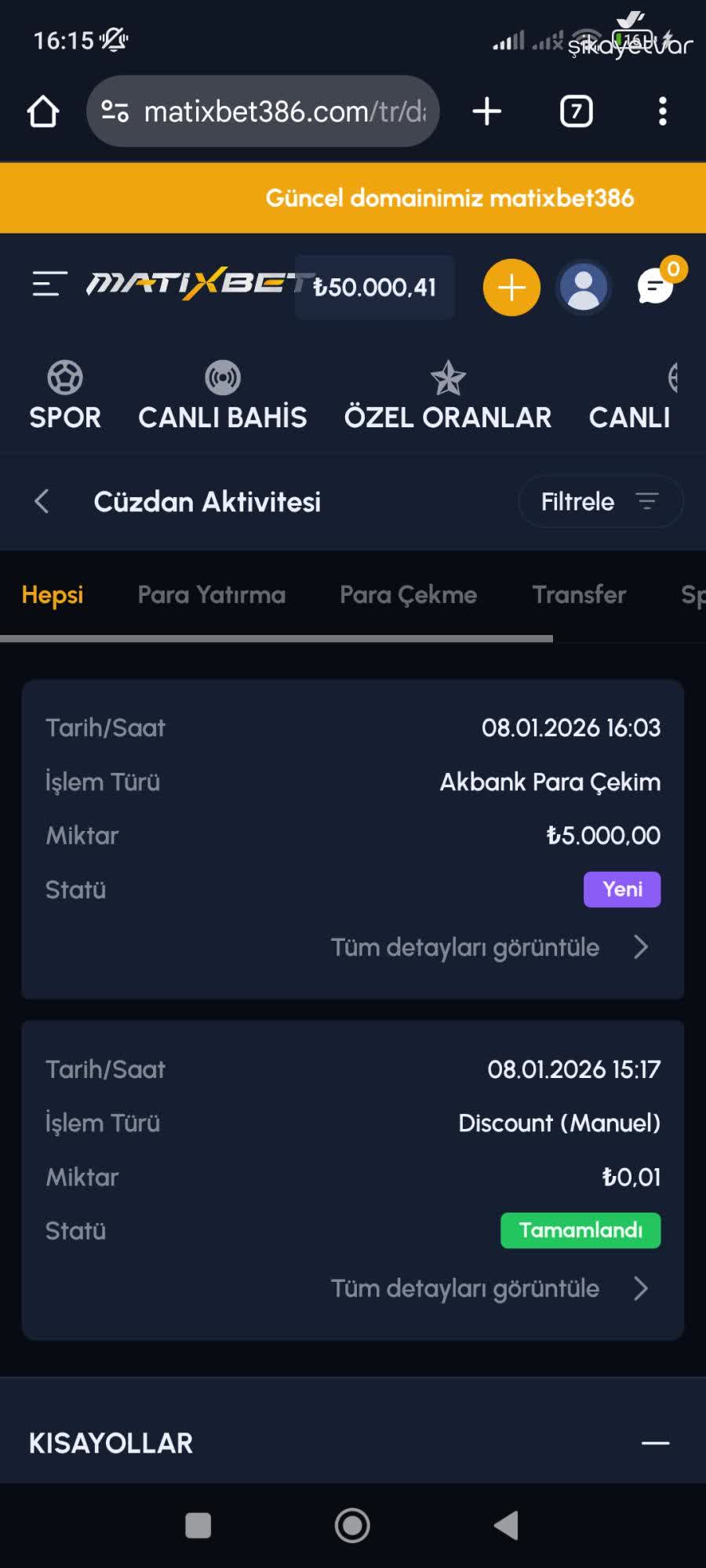 Deneme Bonusu - 24/200 - Şikayetvar