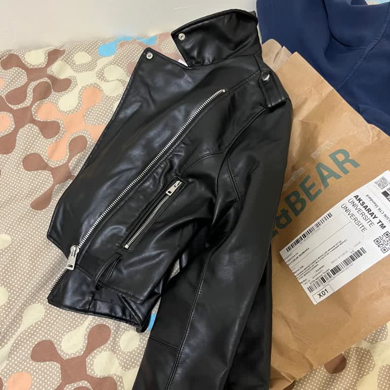 Kemerli Satılan Biker Cekette Kemer Eksikliği