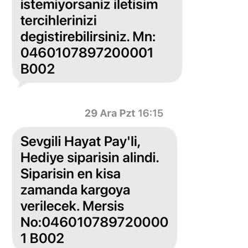 Hayat Pay Üzerinden Bingo Bulaşık Tableti Siparişinde 14 Gün Kargo Gecikmesi Ve İletişimsizlik