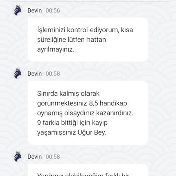 Palazzobet Handikap Maçında Haksız Kayıp