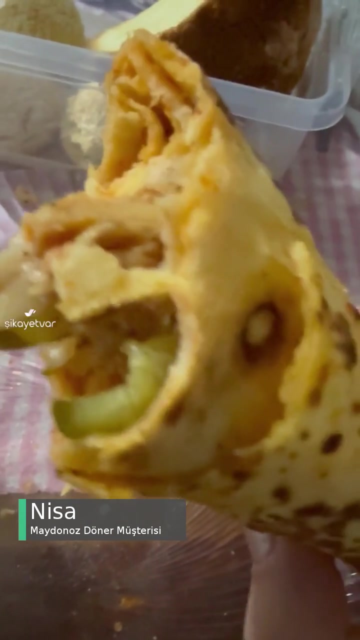 Maydonoz Döner Ürün İçinden Kıl Çıkması – Hijyen Sorunu! videonun kapak resmi