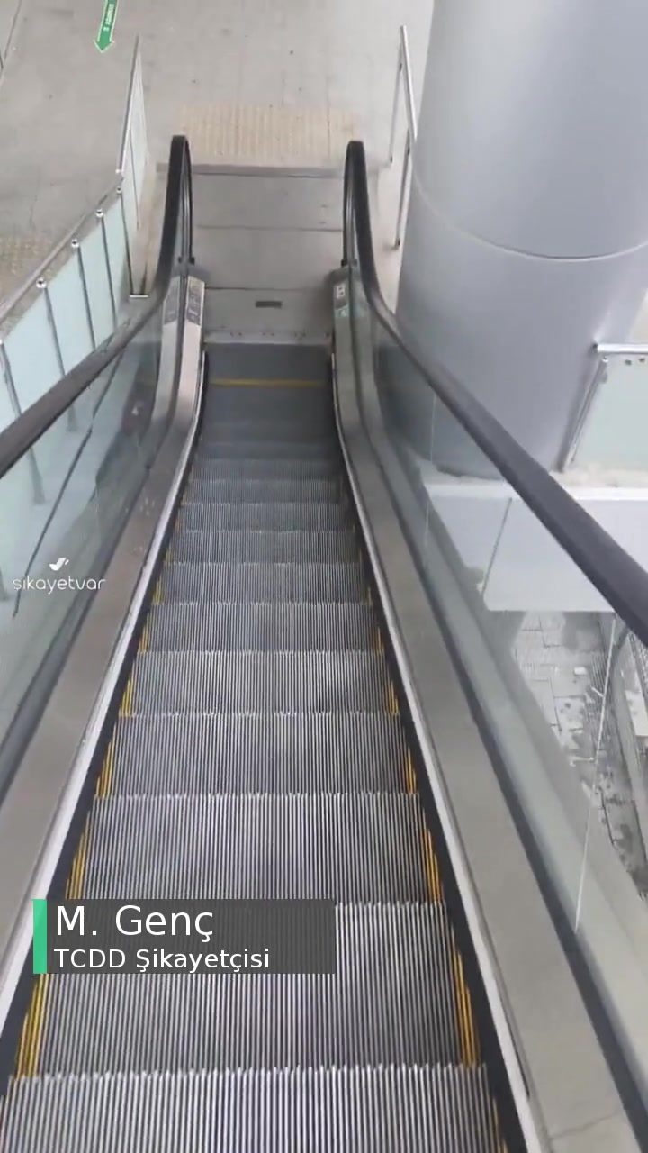 TCDD Yürüyen Merdiven Bozuk Ve Düzeltilmiyor! videonun kapak resmi