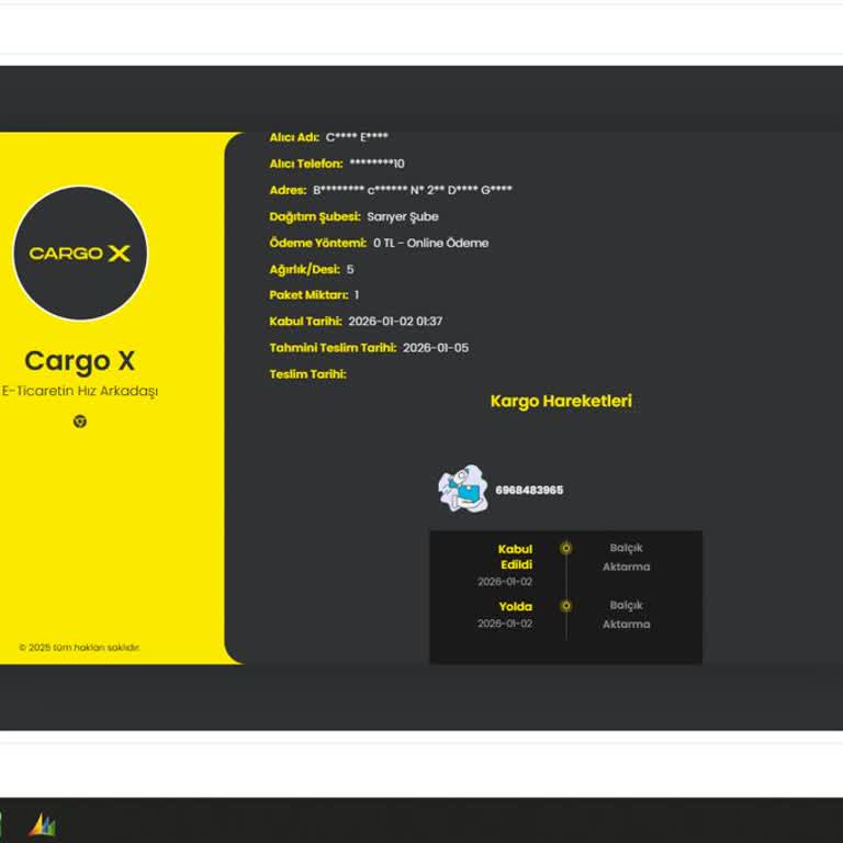 Boyner Kargoda Sürekli Aktarmada Kalan Mont Teslim Edilmedi Ve İade İstiyorum
