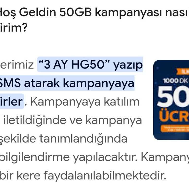 Türk Telekom Ücretsiz Duyurulan 50 GB Hoş Geldin Kampanyası Ücretli Olarak Aktifleştirildi!