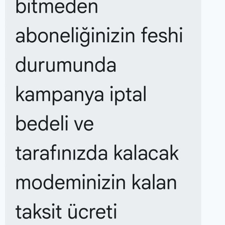 İptal Edilen İnternet Hattım Yetkisiz Olarak Tekrar Aktif Edildi Ve Taahhüt Ücreti Yansıtıldı