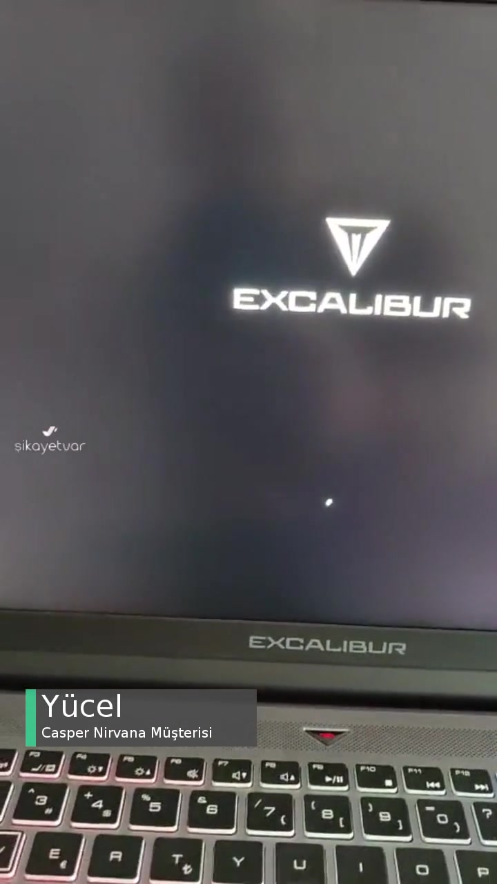 Casper Excalibur G911 Ekran Sorunu! videonun kapak resmi