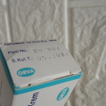 Orva Expigment Kremi Kullanımında Şiddetli Cilt Lekeleri Ve Yanma