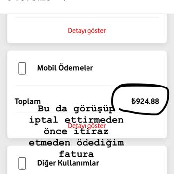 Vodafone Tek Seferlik Aboneliği Tekrarlıyor Ve İade Vermiyor