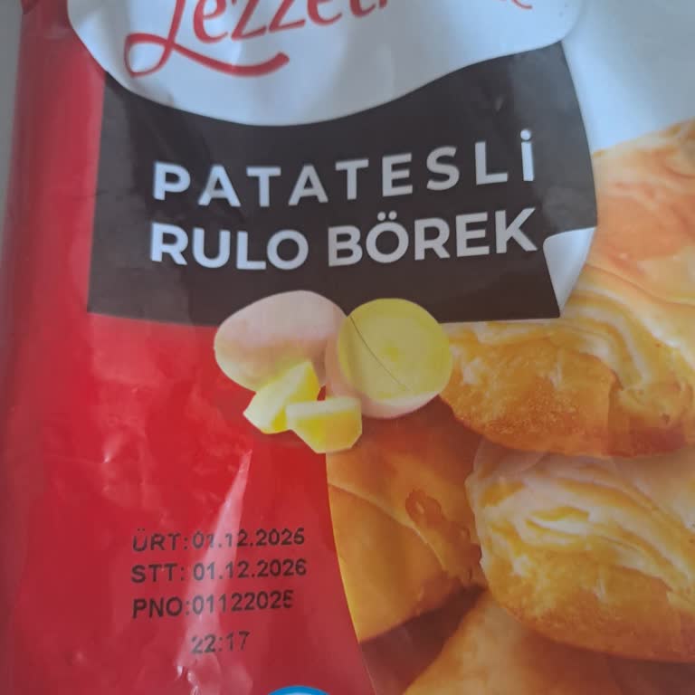 Gelecek Üretim Tarihiyle Satılan Patatesli Rulo Börekte Gıda Güvenliği Endişesi