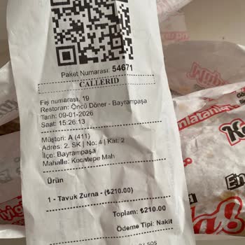 Bayrampaşa Öncü Döner Şubesinde Tekrarlanan Yanlış Sipariş Ve Mağduriyet