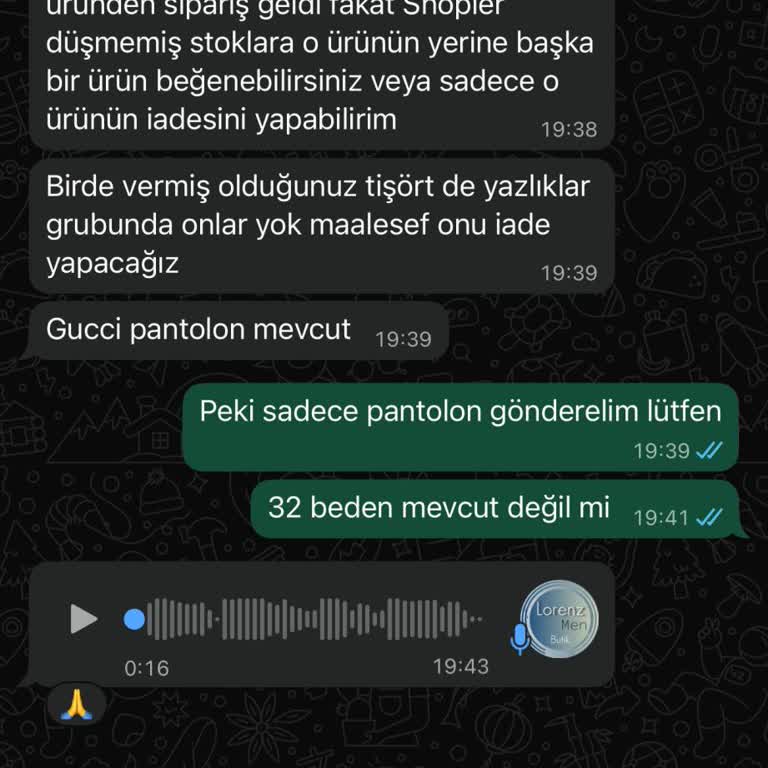Üç Elbise Siparişimde İki Tanesi Gönderilmedi, İade Bekliyorum