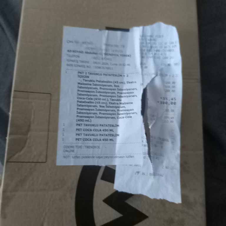 Kağıthane Şubesinde Kaşarlı Pide Hatası Ve Sipariş Notunun Görmezden Gelinmesi