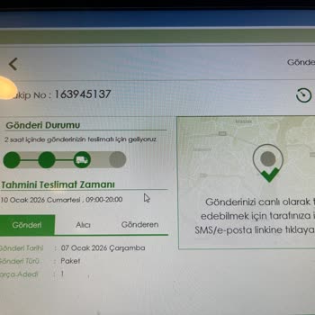 Yanıltıcı Teslimat Saati Ve İzlenemez Kargo Takibi Müşteriyi Mağdur Etti