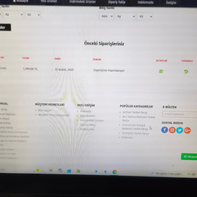Penguen Soğutma’dan Kargo Gönderilmedi Ve İade Alınamıyor