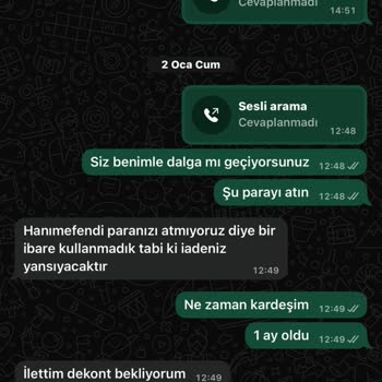 Kalitesiz Kıyafetler, Gönderilmeyen Tunik Ve Geri Ödeme Sorunu