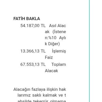 Soylu AVM’nin Fahiş Faiz Uygulaması Ve Şeffaf Hesaplama Talebi