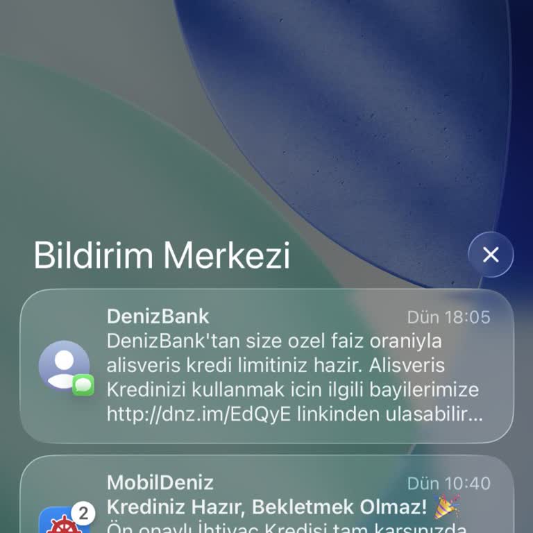 Denizbank Mobil Uygulamada Ön Onaylı Kredi Hatalı Bildirimi