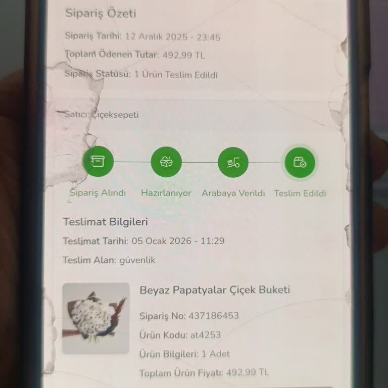 Bozuk Çiçek Teslimatı Ve Kuponla Yanıtlanan İade Talebi