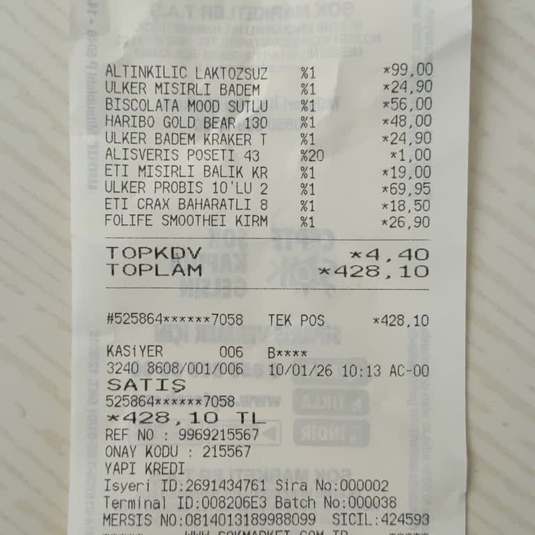 Mamak Şok Market Şubesinde Tekrarlayan Fazla Ücret Alımı