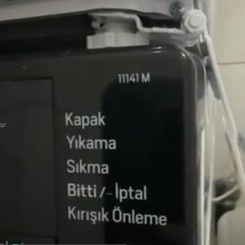 Arçelik 11141 M 11 Kg Çamaşır Makinemin Kazanı Dönmüyor