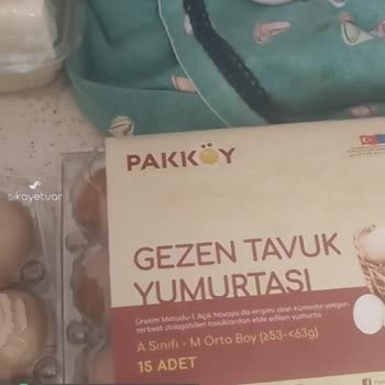 Pakköy Yumurta 2 Aynı Kutu 2 Farklı Boy