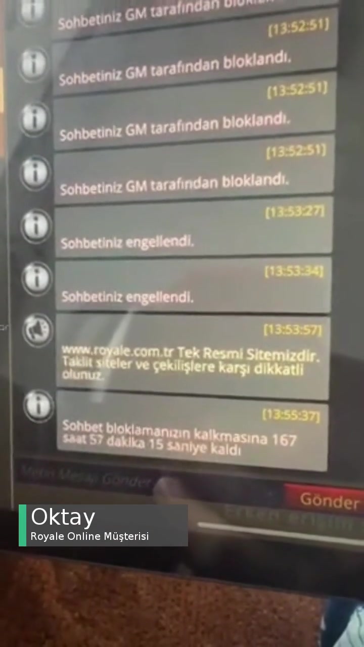 Royale Online Derhal Sohbet Banımın Kaldırılmasını Rica Ediyorum Küfür Yok Neden? videonun kapak resmi