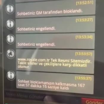 Royale Online Derhal Sohbet Banımın Kaldırılmasını Rica Ediyorum Küfür Yok Neden?