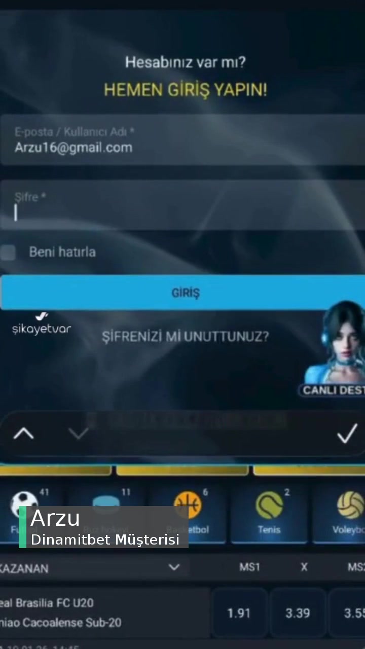 Dinamitbet Hesabıma Giremiyorum, Lütfen Yardımcı Olun! videonun kapak resmi