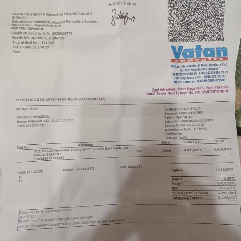 Ücretsiz Tamir Ve Değişim Sözü Kırıldı, Saat Geri Dönüşüme Gönderildi