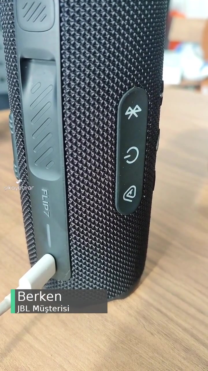 JBL Flip 7 Ürününün Sıvı Teması Sonrası Verdiği Sesli Uyarı videonun kapak resmi