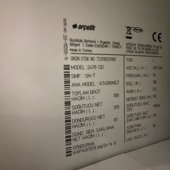 Arçelik Buzdolabında Motor Ve Kart Arızası, 13.500 TL Servis Masrafı