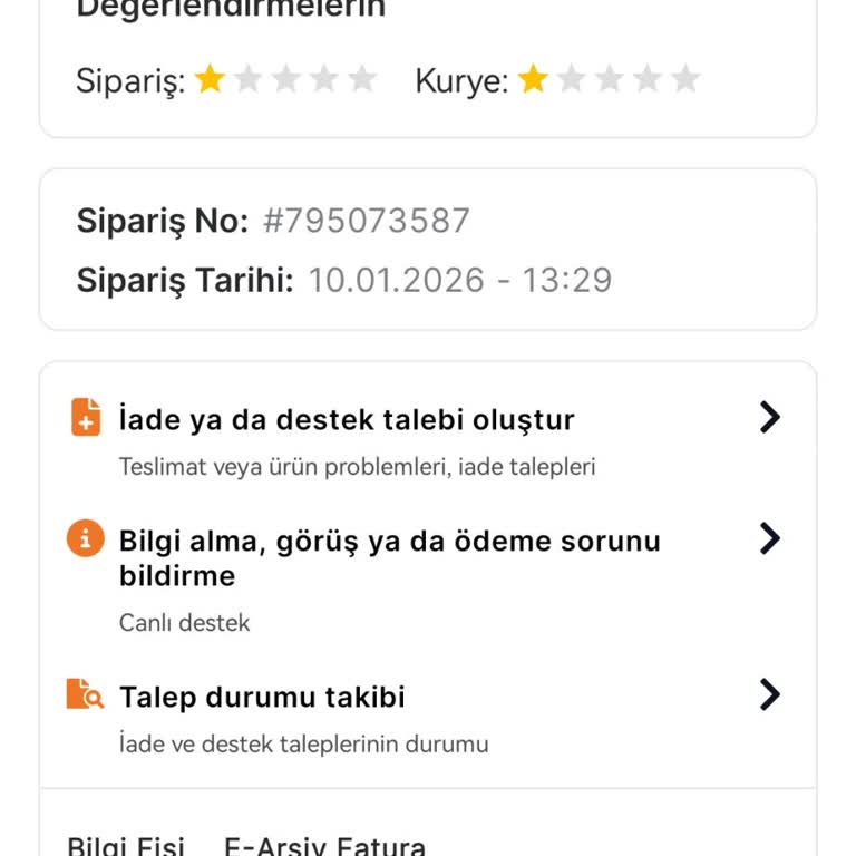 Teslimat Gecikmesi, Eksik Ürün Ve İade İletişimsizliği