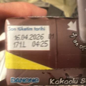 Danone Kakaolu Süt Ürününde Bozulma, Çocuk Sağlığı Tehlikede
