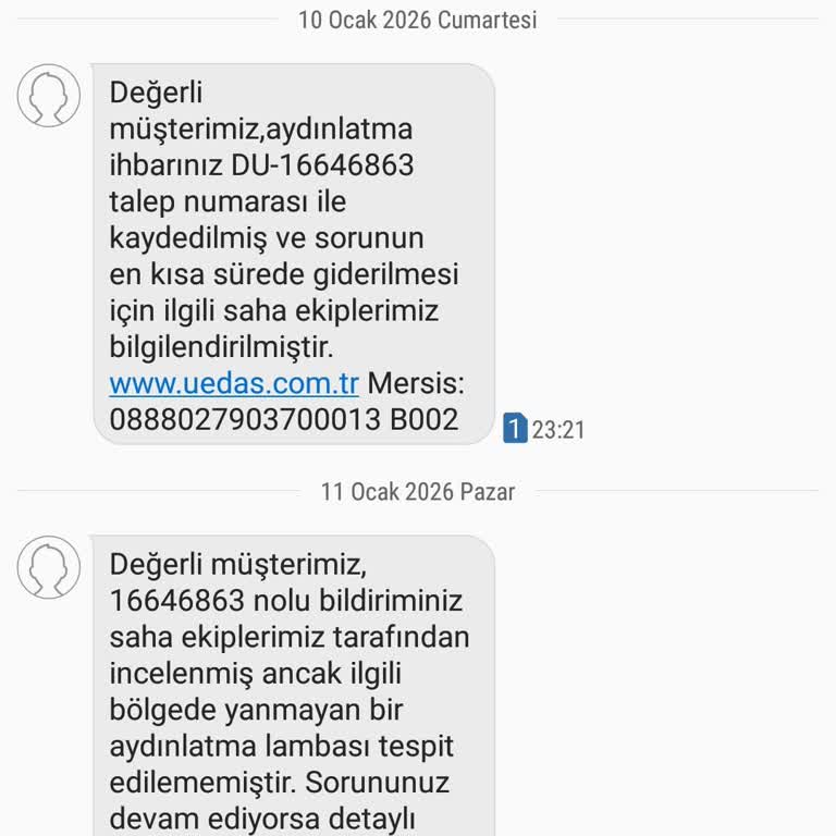Sokak Aydınlatması Çalışmıyor, Acil Ekip Talebi