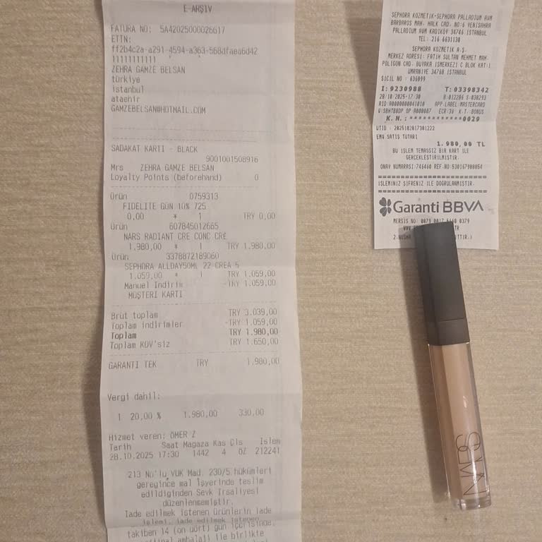 Nars Gözaltı Kapatıcısında Boş Kapsül Ve Kuruluk Şikayeti