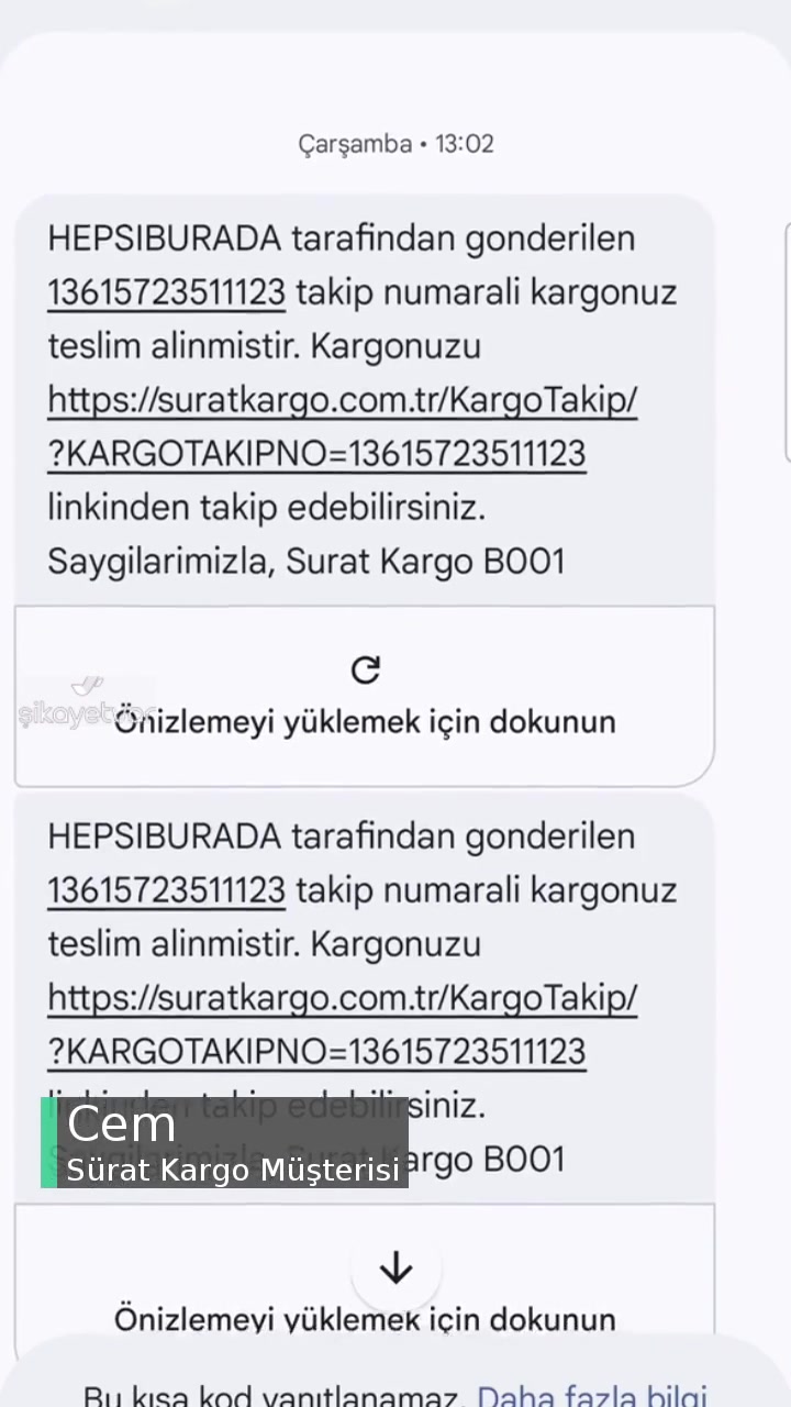 Sürat Kargo'nun Ne Yaptığını Anlayamadığım Disiplinsizliği! videonun kapak resmi