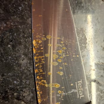 Tefal Şef Bıçağında Kısa Sürede Paslanma Sorunu