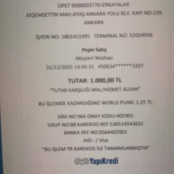 Yapı Kredi Opet Puan Kampanyasında Puanların Eksik Ve Gecikmeli Yüklenmesi