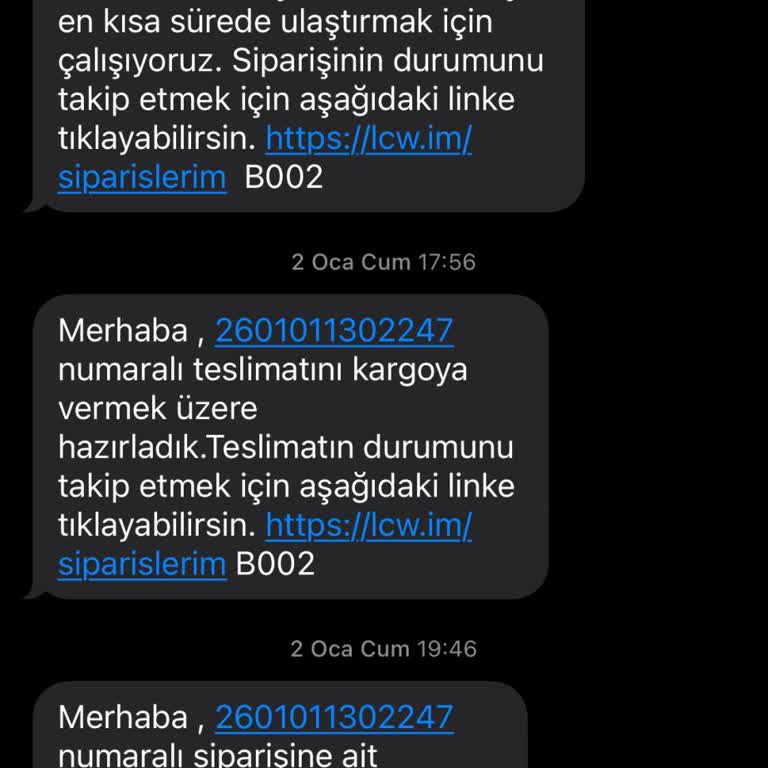 LCW Mont Siparişinde Teslimat Gecikmesi