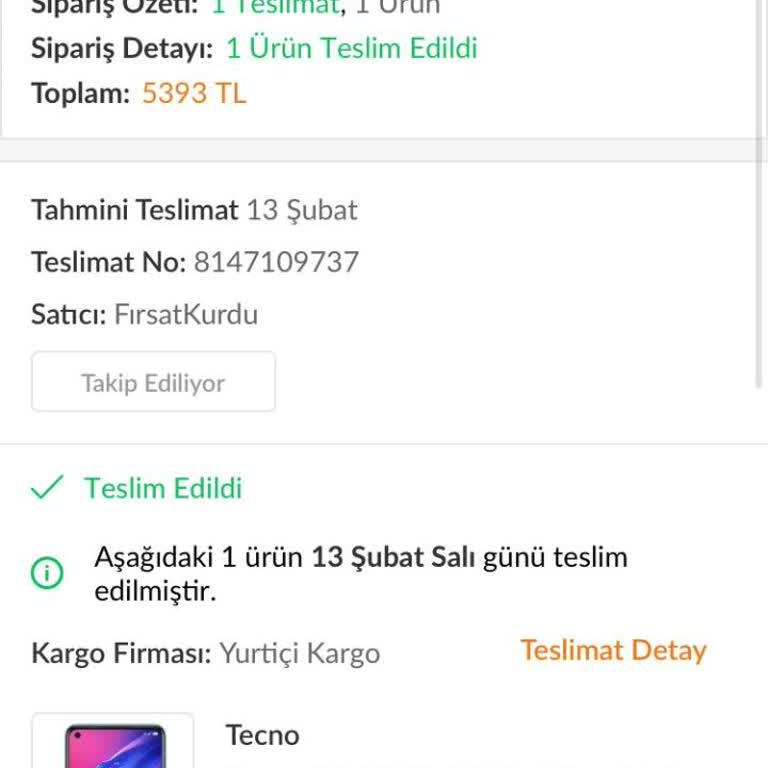 Tecno Camon 16 Ekran Kendiliğinden Hareket Ediyor: Garanti Servisi Bilgi Talebi