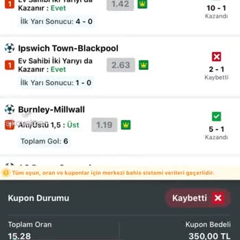 İddaa Tutan Maçın Yatması